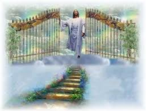 St Peter at the gates of Heaven